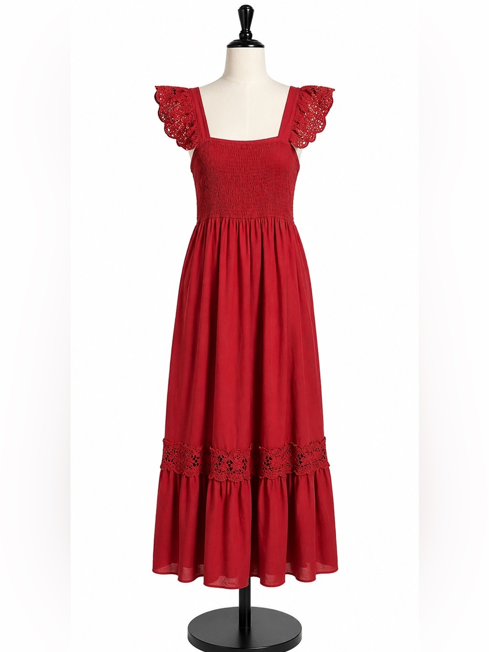 Zesica Classic  Red Women's‎ Casual Dress, Size L